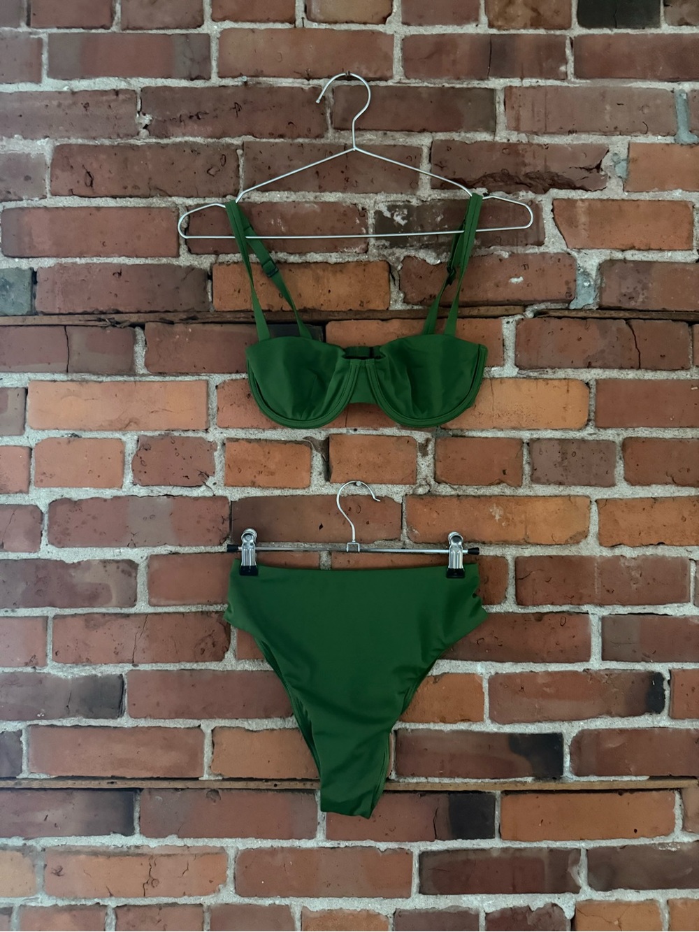 CUUP Olive Green Bikini Top